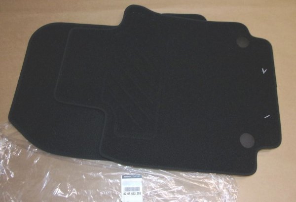 Original  Tapis en velours ensemble Renault Clio IV , 8201662293