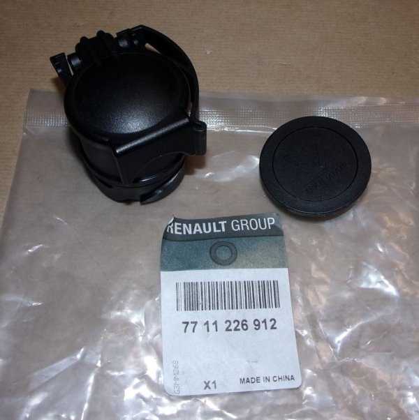 Original  Adaptateur d'attelage Renault Kangoo II,III,Master III,Arkana,Captur,Clio IV,Espace IV,Express Van,Fluence,Kadjar,Koleos I,II,Latitude,Megane III,IV,Modus,Scenic III,IV,Talisman,Trafic III,Twingo III,Dacia Duster II , 7711226912
