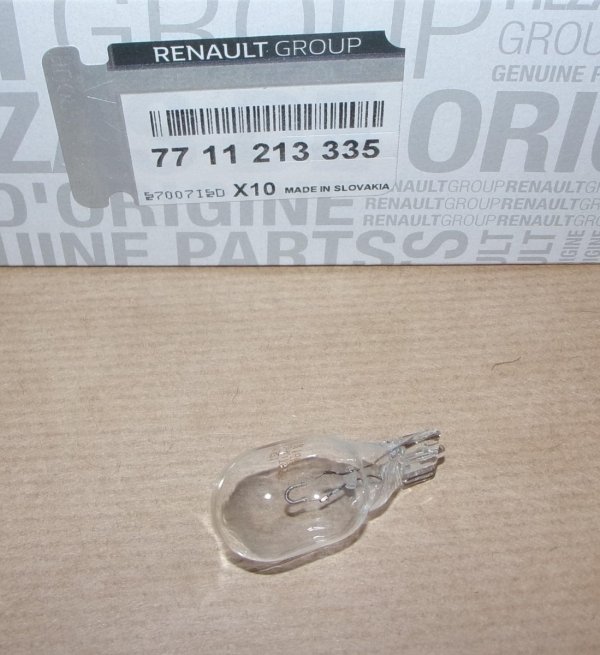 Original  Ampoule W16W 12V feu stop Renault , 7711213335