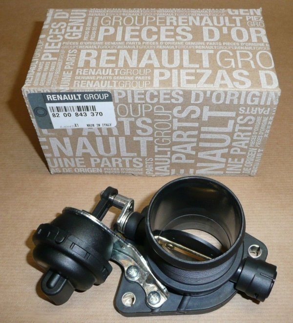 Corps de papillon d'origine Renault Laguna Megane Scenic 2 1.9 dci, 8200843370, 7701049736,