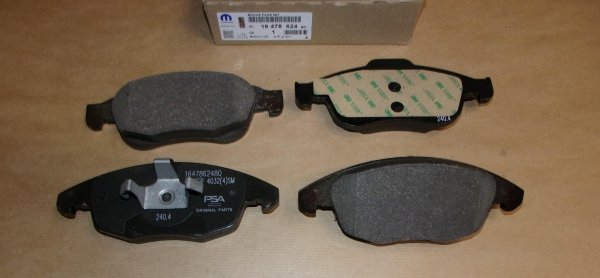 Original  Plaquettes de frein Citroën Berlingo III, Peugeot Partner avant système de freinage ATE ,  1647862480