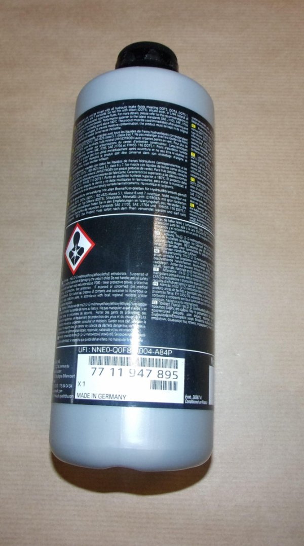 Original  Liquide de frein dot5.1 500ml , 7711947895