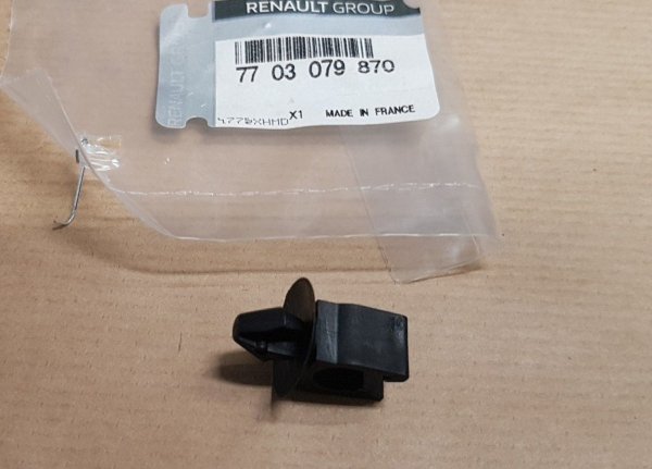 Original  Clip de support de capot Renault Mégane II Renault Scénic II , 7703079870