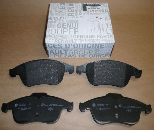 Plaquettes de frein avant d'origine pour Renault Laguna 3, Scenic III, 410605055R, 410600011R, 440608746R, 8660000764, 410607585R