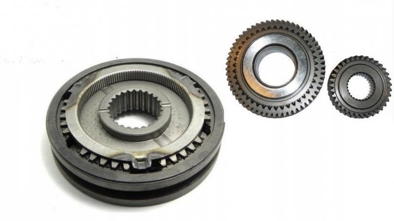 Ensemble couronne d'engrenage + bague de synchronisation 5 vitesses pour Fiat Ducato / Peugeot Boxer / Citroën Jumper 35 — 58 dents ,1994-2002 ,9463263388 , 2344C9 ,9566947087