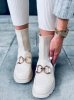 Botki skarpetkowa cholewka TONE BEIGE