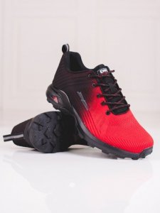 Męskie buty sportowe DK czarno czerwone