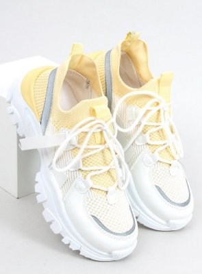 Buty sportowe skarpetkowe ADITI YELLOW