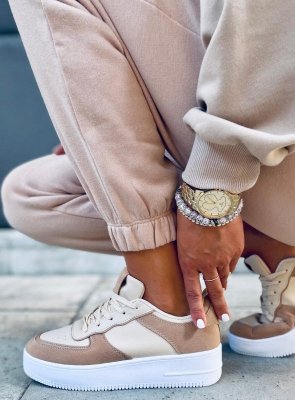 Buty sportowe damskie ZETTO KHAKI