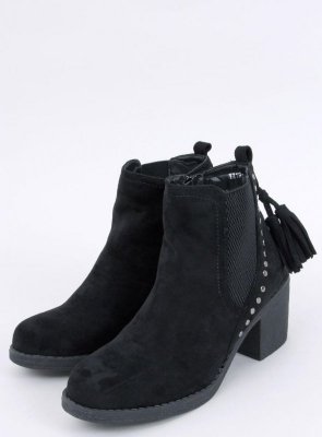 Botki na obcasie LOGUE BLACK