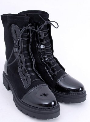 Botki damskie workery CYRUS BLACK