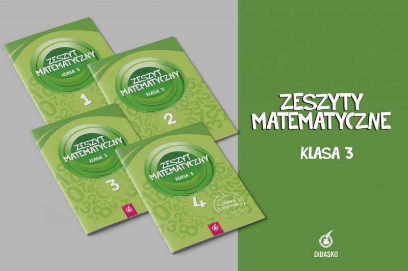Zeszyt matematyczny kl.3 cz.2
