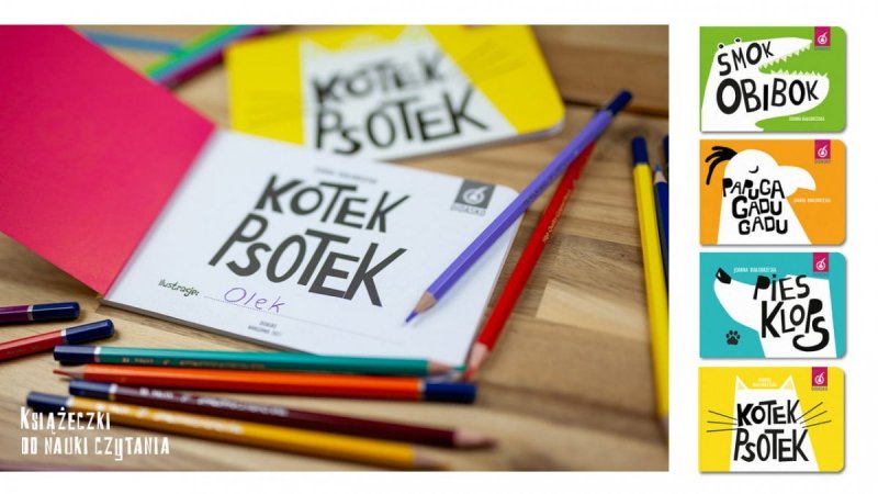 Czytam i ilustruję KOTEK PSOTEK