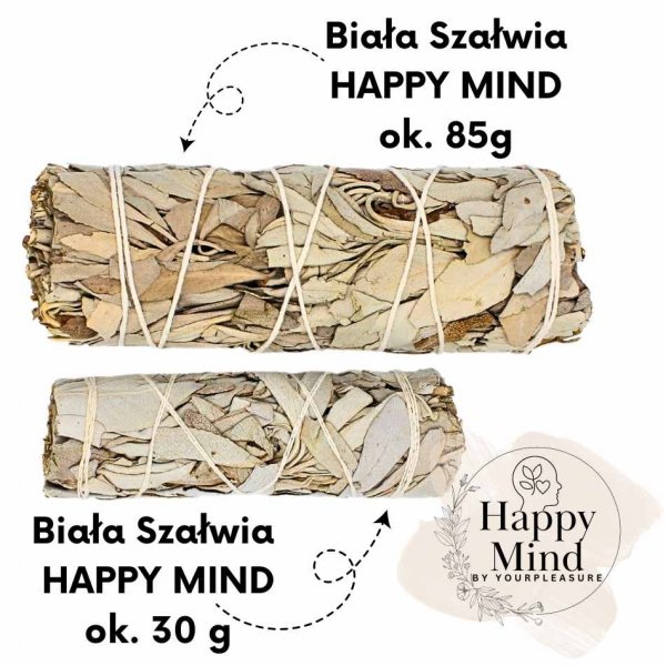  Zestaw prezentowy białej szałwii z naturalną wełną drzewną