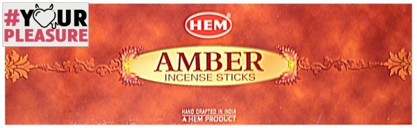 Kadzidełka zapachowe HEM Amber Intense - Przenikliwy aromat ambry