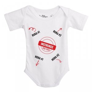 Baby Instructions - Body z instrukcją dla Taty (CZ)