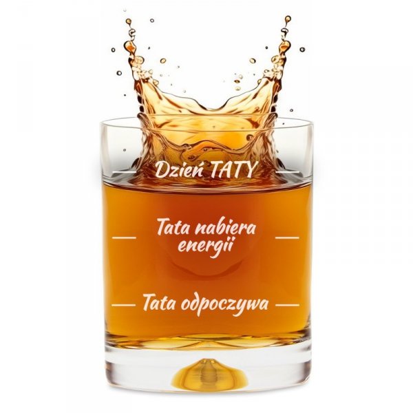Szklanka do whisky dla Taty