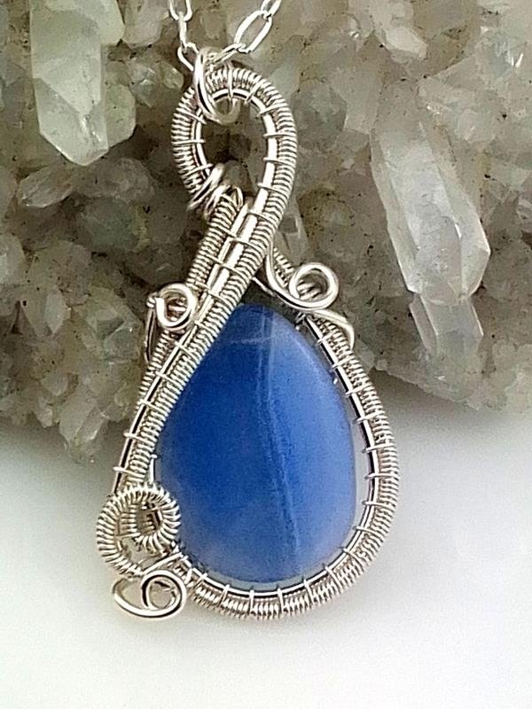 Prezent dla stomatologa - srebrny wisiorek z agatem