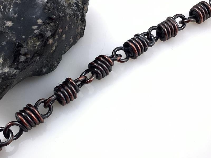 Zbliżenie ogniw bransolety