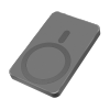 POWERBANK indukcyjny Kruger&Matz 5000 mAh Mag Safe szary