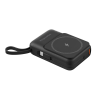 POWERBANK indukcyjny Kruger&Matz 10000 mAh Mag Safe z kablem czarny