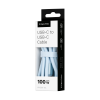 Kabel USB typu C - USB typu C 100 W 1 m silikonowy niebieski Kruger&Matz Basic