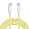Kabel USB typu C - USB typu C 60 W 1 m żółty Kruger&Matz Basic