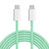 Kabel USB typu C - USB typu C 100 W 1,5 m zielony Kruger&Matz Basic