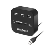 HUB USB 2.0 3 portowy z czytnikiem kart pamięci