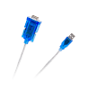 Kabel konwerter USB 2.0 - RS232 (DB9M)