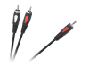 Kabel wtyk jack 3.5 - 2RCA 1.8m Cabletech Eco-Line