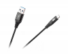 Kabel USB - USB micro REBEL 100 cm czarny