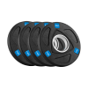 Obciążenie żeliwne olimpijskie gumowane zestaw 4x1.25kg, otwór 51mm , REBEL ACTIVE