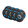 Obciążenie żeliwne olimpijskie gumowane zestaw 30kg ( 8x1.25kg + 4x2.5kg + 2x5kg ), otwór 51mm , REBEL ACTIVE