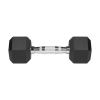 Hantle żeliwne gumowane HEX 2x4 kg REBEL ACTIVE