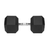 Hantel żeliwny gumowany HEX 40 kg REBEL ACTIVE