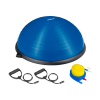 Półpiłka do balansowania, trener równowagi 58cm + pompka, REBEL ACTIVE