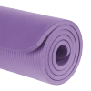 Mata gimnastyczna do ćwiczeń joga, pilates, fitness, 183x61cm, grubość 1.5cm, materiał NBR, fioletowa, REBEL ACTIVE