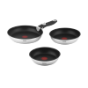 Zestaw patelni z odłączaną rączką 22cm , 24cm 28 cm TEESA FRYING PANS SINGLE HAND