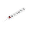 Przedłużacz sieciowy Rebel 5 gniazd + 2 gniazda USB z wyłącznikiem -1,5m