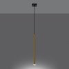 Lampa Wisząca PASTELO 1 złoty połysk