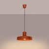 Lampa wisząca BILO ochra czerwona