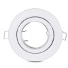Oczko V-TAC GU10 Okrągłe Ruchome Białe VT-7227RD-WH