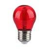 Żarówka LED V-TAC 2W Filament E27 Kulka G45 Kolor VT-2132 Kolor Czerwony 60lm