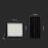 Projektor LED Solarny V-TAC 10W Pilot, AUTO, Timer, IP65 Czarny VT-80W 4000K 800lm