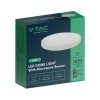 Plafon V-TAC 18W LED Okrągły 29cm Natynkowy Pilot Czujnik Ruchu IP44 Biały VT-8618S 4000K 1830lm