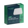 Plafon V-TAC 18W LED Kwadrat 30x30cm Natynkowy Pilot Czujnik Ruchu IP44 Biały VT-8618S 4000K 1830lm