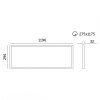 Panel LED CAPRI 36W 30x120 4000K UGR <19 Kobi Pro