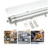 Zestaw HERMETIC 2x120 + LED T8 18W 4000K IP65 Kobi