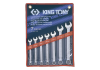 ZESTAW KLUCZY PŁASKO-OCZKOWYCH CALOWYCH 3/8 - 3/4 7cz., ETUI King Tony